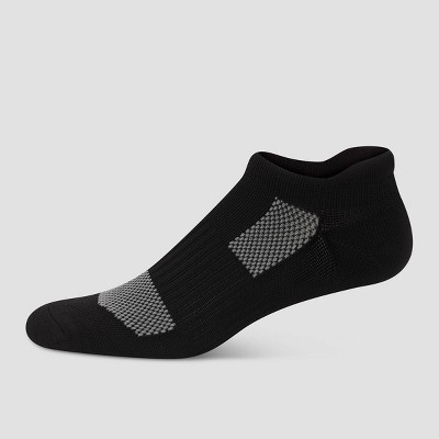 Hanes Premium Men's Nylon Performance Heel Shield Socks 3pk - Black ...
