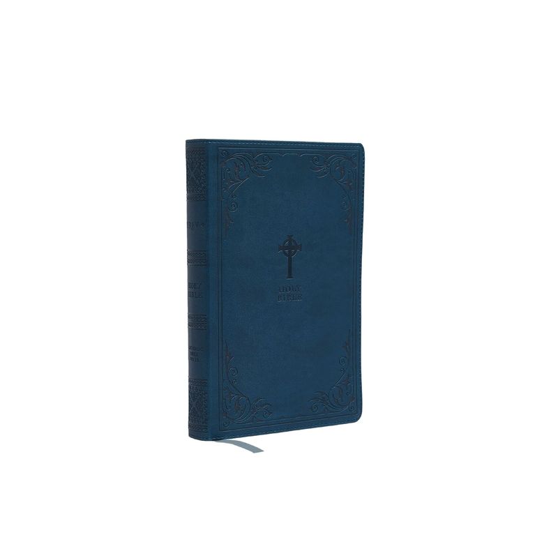 Nrsv, Catholic Bible, Gift Edition, Leathersoft, Teal, Comfort Print - by  Catholic Bible Press (Leather Bound), 1 of 2