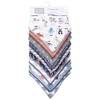 Hudson Baby Infant Boy Cotton Fleece Bandana Bibs 10pk, Alphabet, One Size - 2 of 2
