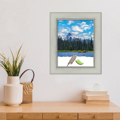 11x14 Silver Antiqued Polystyrene Wall Picture Frame