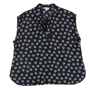 bar III Womens Tie Neck Floral Pullover Blouse - 1 of 2