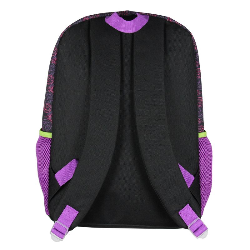 Disney Descendants Backpack Wickedly Cool Mal Uma Evie School Travel Backpack Purple, 4 of 6