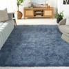 Rainbow Shag RBO101 Flatweave-Power Loomed Skid-Resistant Indoor Rugs - Safavieh - 2 of 4
