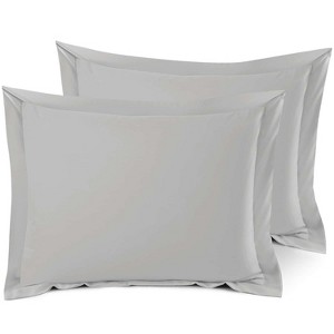 Nestl Soft Pillow Shams Set of 2, Double Brushed Microfiber Pillow Covers, Premium Pillow Shams With 1.5” Flange - 1 of 4
