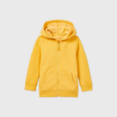 yellow hoodie toddler