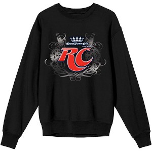 RC Cola Royal Logo Women's Black Sweatshirt - 1 of 3