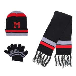 Heat Trendz Boy's One Size Fits Most Sport Soccer Hat Gloves and Scarf Winter Set - 1 of 4