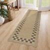 Lahome Diamond Double Frame Diagonal Faux Jute Rectangular Indoor Outdoor Area Rug - 3 of 4