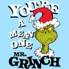 Men's Dr. Seuss Christmas Grinch You're a Mean One Portrait T-Shirt - 2 of 4