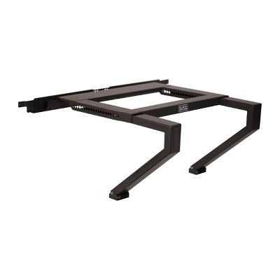 Black Metal Window Air Conditioner Support Bracket, 200 lb Capacity