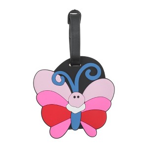 Unique Bargains Cartoon Butterfly Luggage Tag Pink 1 Pc - 1 of 4