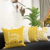 Pillow Covers 18x18 Set of 4, Modern Sofa Throw Pillow Cover - 4 of 4
