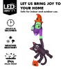 Joyfy 8.2 FT Tall Halloween Outdoor Inflatable Decoration, Witch and Black Cat Hanging Inflatable with LEDs for Indoor Outdoor Yard Roof Decoration - 3 of 4