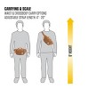 Carhartt Classic Adjustable Sling Bag, Durable, 600-Denier Water Resistant Hip Pack, - 2 of 4