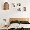Attop 8x10 Picture Frames Set of 4, Made of Solid Wood Covered by Plexiglass 4x6 and 5x7 with Mat or 8x10 without Mat White - 2 of 4