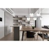 Elegant Lighting Baxter 5 Lights Chrome Pendant With Clear Glass - 3 of 4