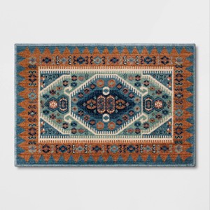 Buttercup Diamond Vintage Persian Woven Rug - Threshold™ - 1 of 4