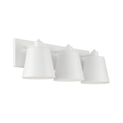 Capital Lighting Alden 3 - Light Vanity in  Matte White