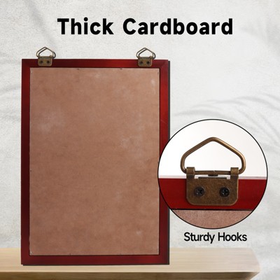 Solid Pine Wood Black Chalk Dart Scoreboard with Storage