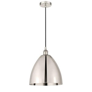 Edison Dome - 1 Light Cord Hung Mini Pendant In Industrial Style-14.75 Inches Tall and 12 Inches Wide - 1 of 1