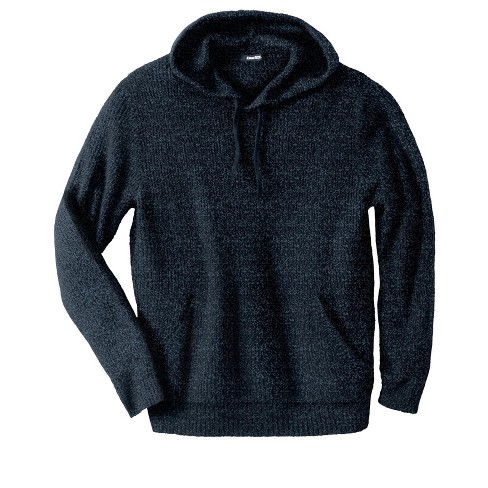 Mens knit hoodie hot sale