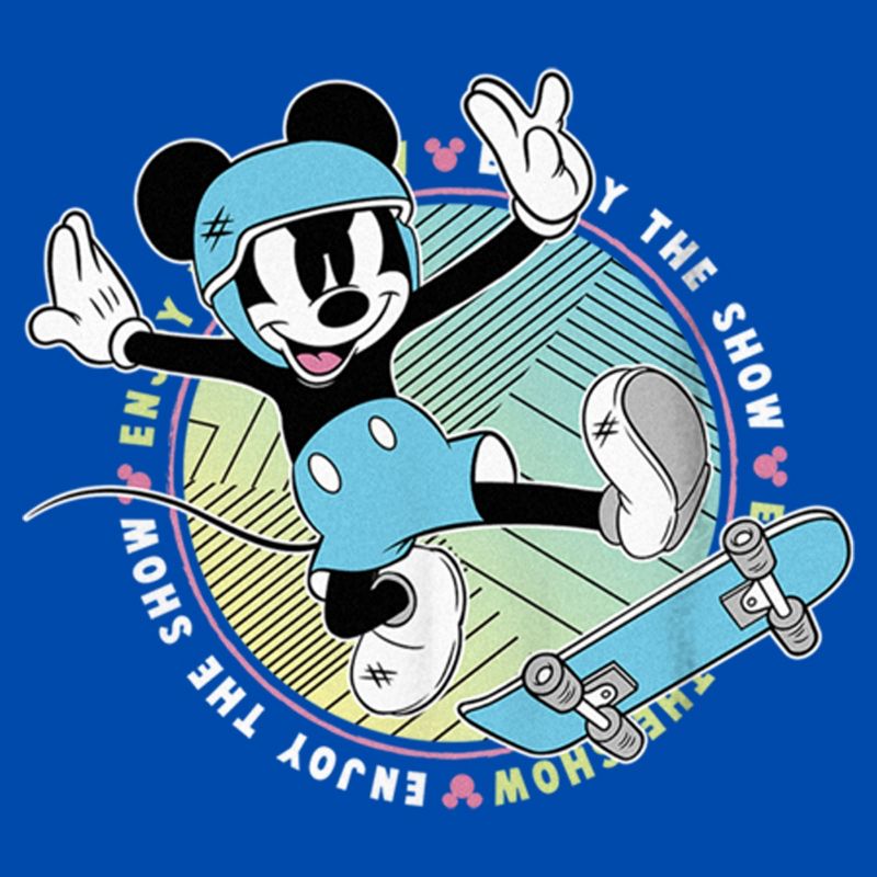 Boy's Mickey & Friends Enjoy the Skateboard Show T-Shirt, 2 of 6