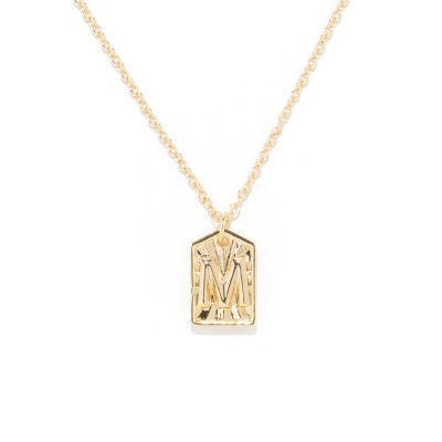 Soul Stack's Initial Here Pendant Necklaces