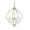 Elegant Lighting Sandara 4 lights pendant in weathered dove - 3 of 4