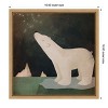 Amanti Art Constellations Polar Bear by Ryan Fowler Canvas Wall Art Print Framed 16-in. x 16-in. - 4 of 4