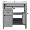 NicBex 30" Bathroom Storage Cabinet with Sink, Bathroom Vanity, 2 Drawers and 1 Spacious Cabinet Door for Bathroom - 2 of 4