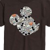 Men's - Disney - Mickey Pattern Silhouette Short Sleeve Graphic T-Shirt - 2 of 4