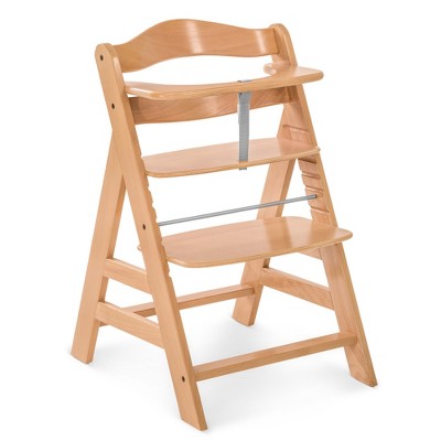 hauck AlphaPlus Grow Along White Wooden High Chair, Tray Table, & Grey  Cushion - 16.5 - Bed Bath & Beyond - 38200362