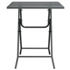 vidaXL Patio Table Expanded Metal Mesh - 23.6" x 23.6" x 28.3" - 3 of 4