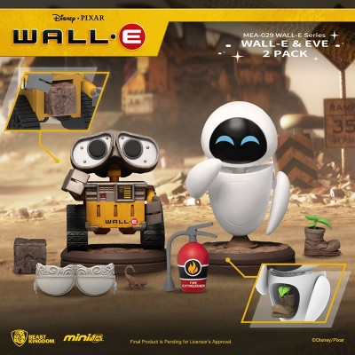 DISNEY WALL-E Series WALL-E & EVE 2 PACK (Mini Egg Attack