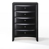 NicBex Retro 5-Drawer Tall Bedroom Dressers,Chest of Drawers for Bedroom,Entryway,Wooden Dresser Chest - 3 of 4