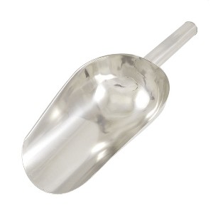 Unique Bargains Kitchen Stainless Steel Flour Shovel 10" Length Ice Cream Scoops Silver Tone 1 Pc - 1 of 4