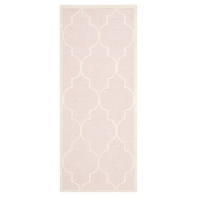 2'6"x8' Runner Geometric Light Pink/Ivory - Safavieh