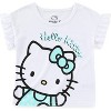 Hello Kitty Sanrio Girls Short Sleeve Shirt and Skirt 2 Piece Set for Big Kids - Size 10 - 3 of 4