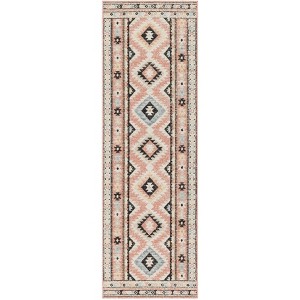 Nourison Washable Décor Southwestern Diamond Indoor Area Rug - 1 of 4