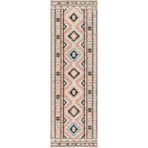 Nourison Washable Décor Southwestern Diamond Indoor Area Rug - image 1 of 4