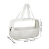 Unique Bargains Durable Transparent Patchwork Medium Makeup Bag 1 Pc - 2 of 4
