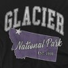 Men's Glacier National Park State Line Crewneck Sweatshirt - 2 of 4