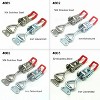 Paaaawaters 2pcs Toggle Latch Clamp Adjustable Toggle Clamp 4001 4002 4003 Cabinet Box Lever Handle Lock For Sliding Door Furniture Hardware - 3 of 4