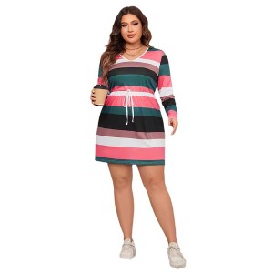 knee length dresses for ladies Océane Vêtements-Mercy Long Sleeve Hollow Mini Dress in Silver Small main image 1