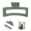 Unique Bargains Fashion Rectangle Frosted Hair Clips 1 Pc - 3 of 4
