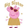 Girl's Peppa Pig Big Sister T-Shirt - 2 of 4