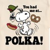 Men's - Peanuts - Snoopy Oktoberfest You Had Me At Polka Short Sleeve Graphic T-Shirt - 2 of 4