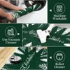 Merry Christmas Rug Machine Washable Xmas Tree Carpet Non-Slip Holiday Decor Snowflake Rug - 2 of 4