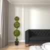 Vickerman Artificial Boxwood Ball Topiary In Pot UV - 3 of 4
