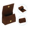 Unique Bargains Velvet Cloth Buckle Closure Portable Jewelry Holder for Rings Earrings - 4 of 4